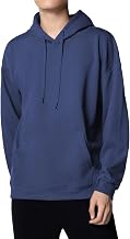 Men's Hoodie, Long Sleeve, Fall and Winter Clothing, Plain, Hooded, Top, Large Size, Loose, Casual, Sweatshirt, Unisex, Multiple Color Options, Pullover