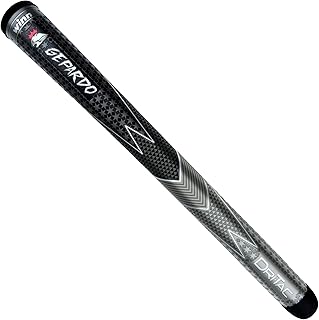 Golf Grip Oversize. The Gepardo Oversize Dri-Tac Grip delivers exceptional shock absorption along with superior comfort and moisture-wicking tackiness, ensuring a secure hold in any weather. Its larger profile offers increased surface area, making it ideal for those who prefer a fuller, more substantial grip.