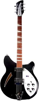 Rickenbacker 360 Semi Hollow Electric Guitar, JetGlo