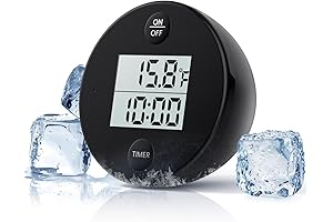 AccuTemp Ice Bath Thermometer - Precise Cold Temperature Thermometer with Built-In Timer...