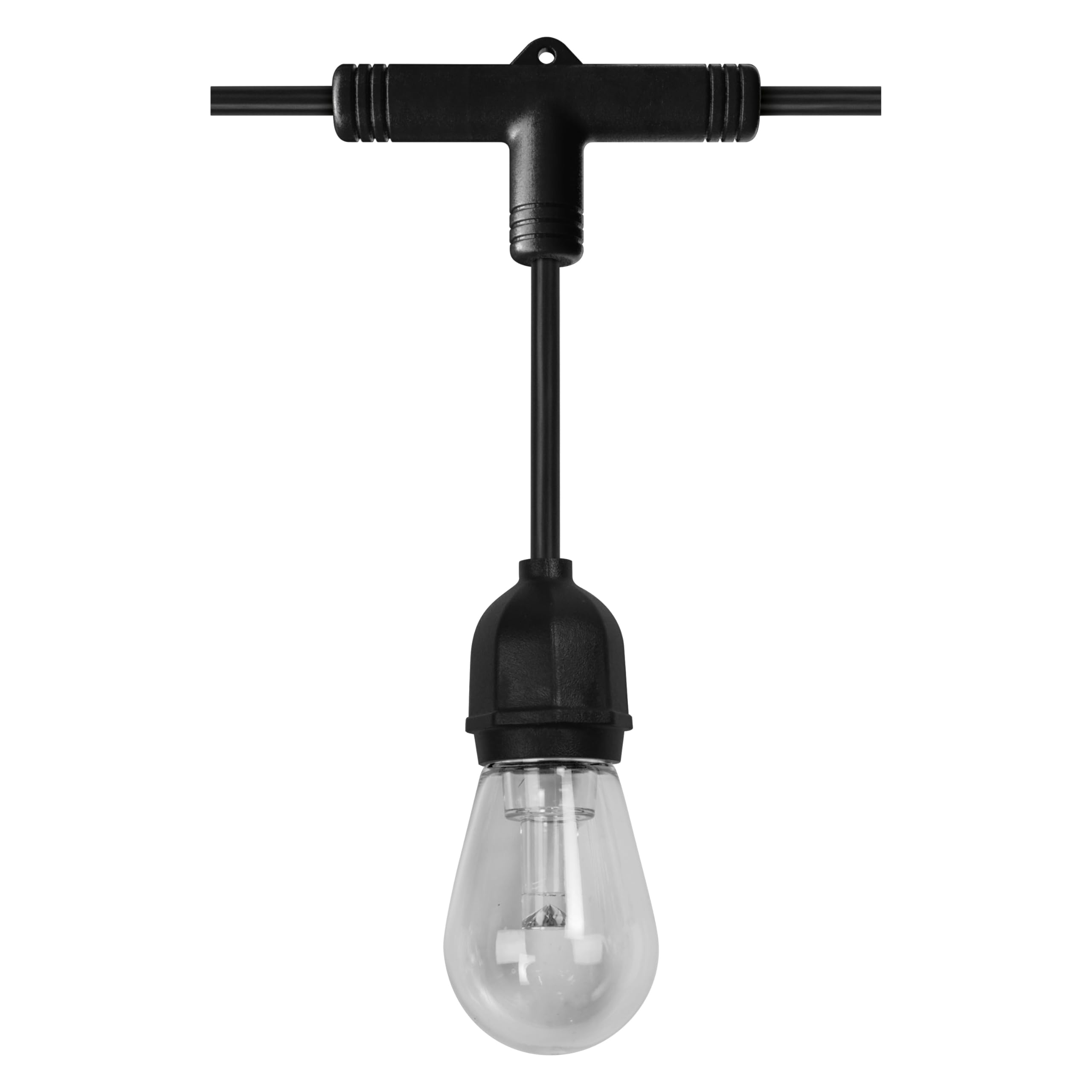 LEDVANCE SMART+ String catena di luci colorate WiFi da esterno, 4,5 W, 240 lm, nera, luce bianca calda (3000 K) e luce RGB 16 milioni di colori, controllo da app, compatibile con Amazon, Google, IP44