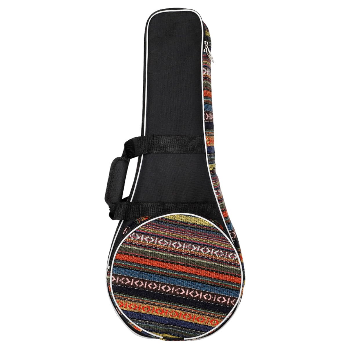 Borsa per Mandolino Stile Nazionale, Spessa, a Mano e Zaino | Tessuto Oxford, per Viaggio, Pratica nel Trasporto, Struttura Robusta, Uso Comodo, Design Bello e Delicato