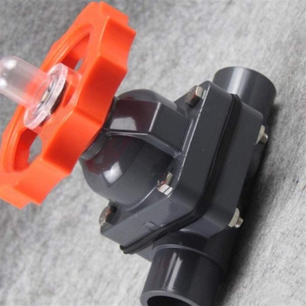 Membranventil, Od 20~110 Mm Upvc. Kunststoff-Membran-Ventil, Aquarium-Tank-Bewässerungsadapter Gartenwasseranschlüsse Industrielle Wasser-Rohr-Armaturen, 1 Stücke (Size : OD32mm(DN25))