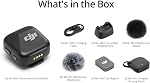 DJI Mic Mini Émetteur (Infini Noir), Ultralight, sans fil Lavalier Microphone pour DJI Décision 5 Poche Pro/Osmo 3, Annulation de bruit, Microphone sans fil pour appareil photo/iPhone/Android, Vlog, Streaming