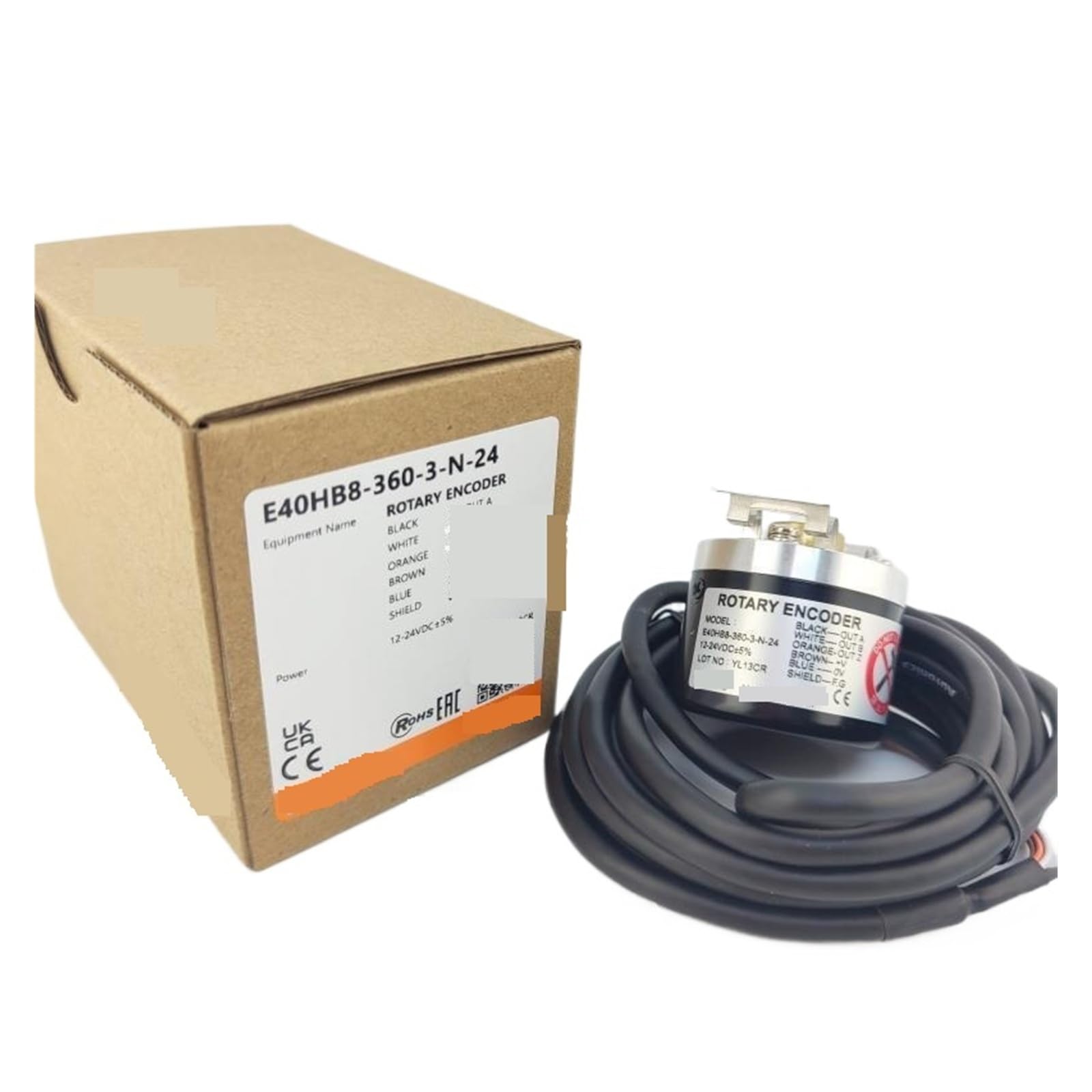Codificador rotatorio E40HB8-360-3-N-24 Tipo incremental