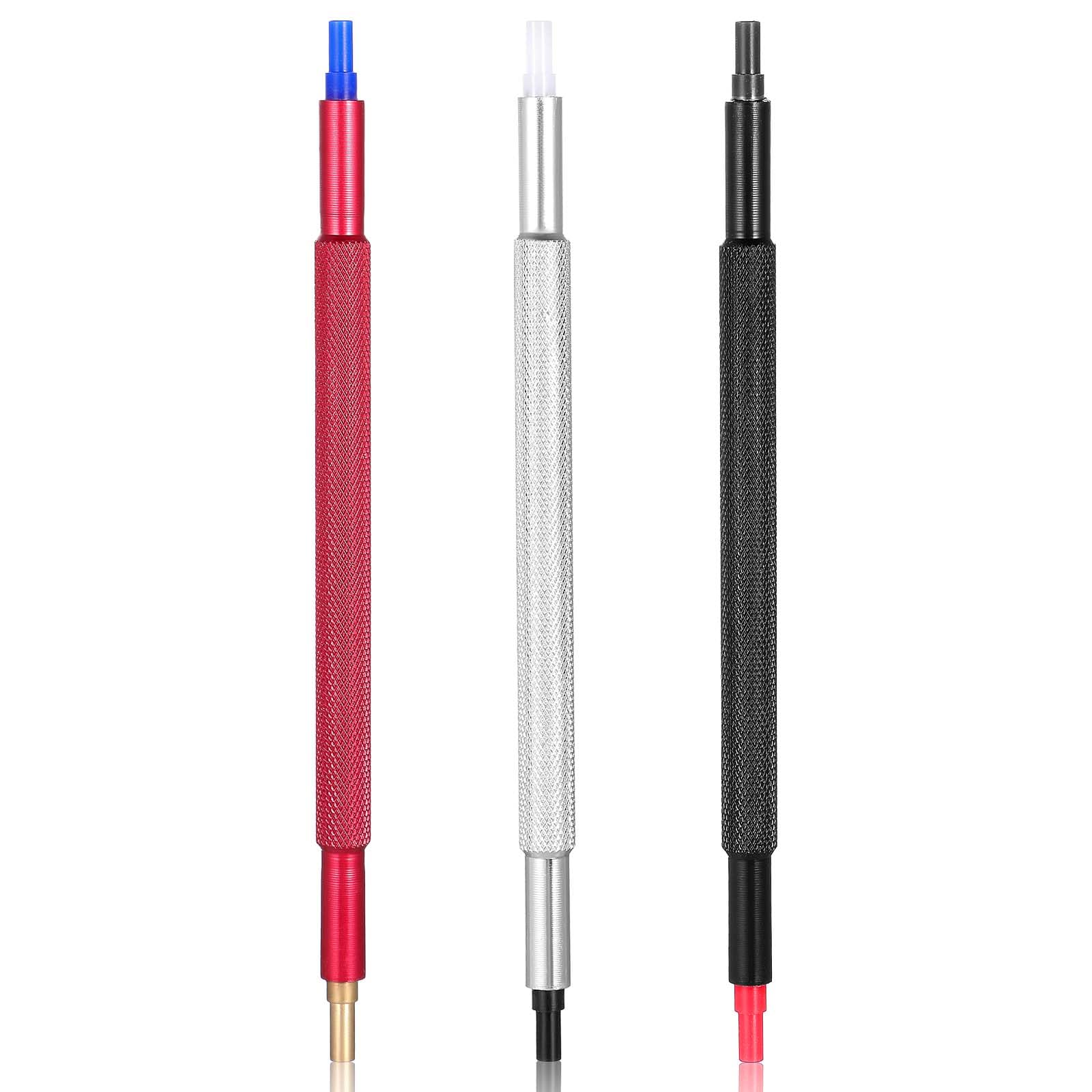 MBAIYO 3Pcs Watch Hand Presser Tool, Watch Hand Pressers Pusher Fitting Set Watchmakers Repair Kit Wristwatch Setting Tool Watchband Pin Remover with Fitting Accessories