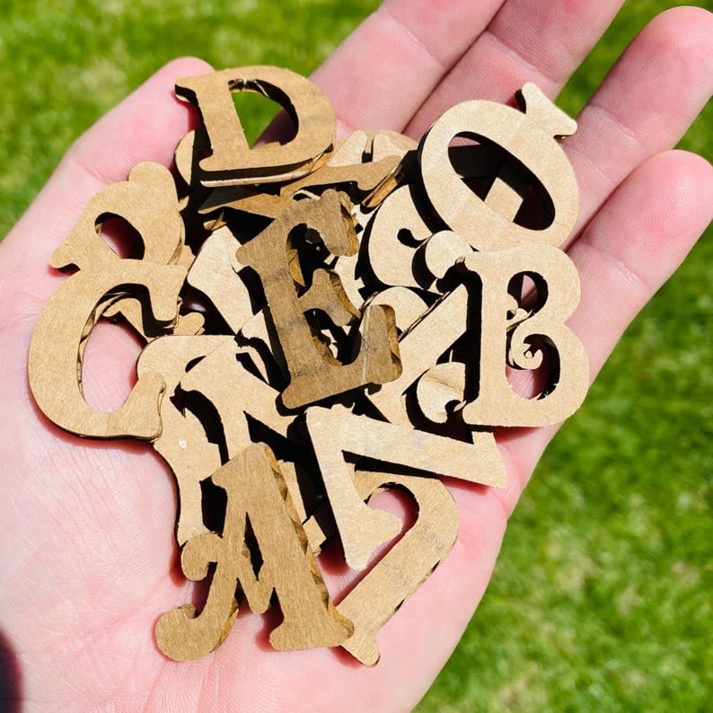 Cardboard Letters, Unfinished Letters, Kids Art, Craft