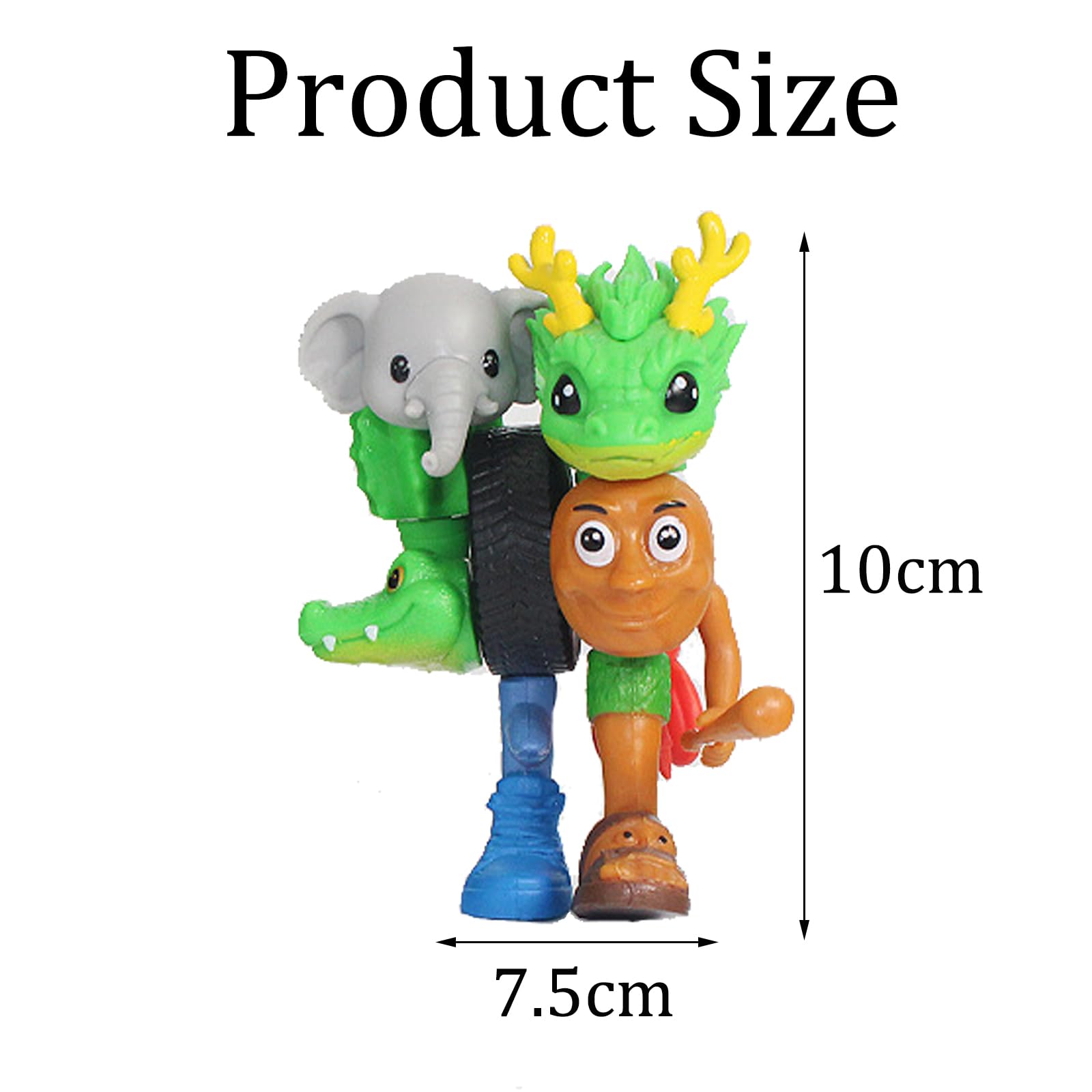 Brainrot Figures, Unique Collectible Toy for Home and Office Decor, Surrealist Design with Intricate Details, for Fans of Quirky Collectibles - Image 2