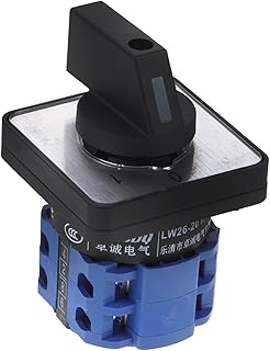 Anneome Steuerdrehschalter 2 Positionen Umschalter Ersatz Umschalter Übertragungsschalter 2 Positionen Nockenschalter Dreh...