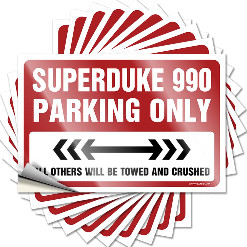 Fzfn Colour Tattoos - Vintage Wall Superduke 990 Parking Only For Microfiber Bath Decor(12X18cm)