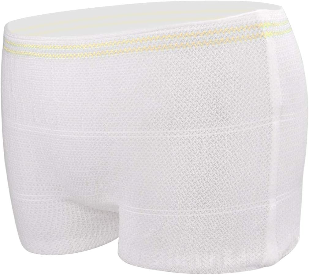 Carer Disposable Mesh Underwear Postpartum 10 PCS Maternity High Waist C-Section Panties Breathable, Lightweight