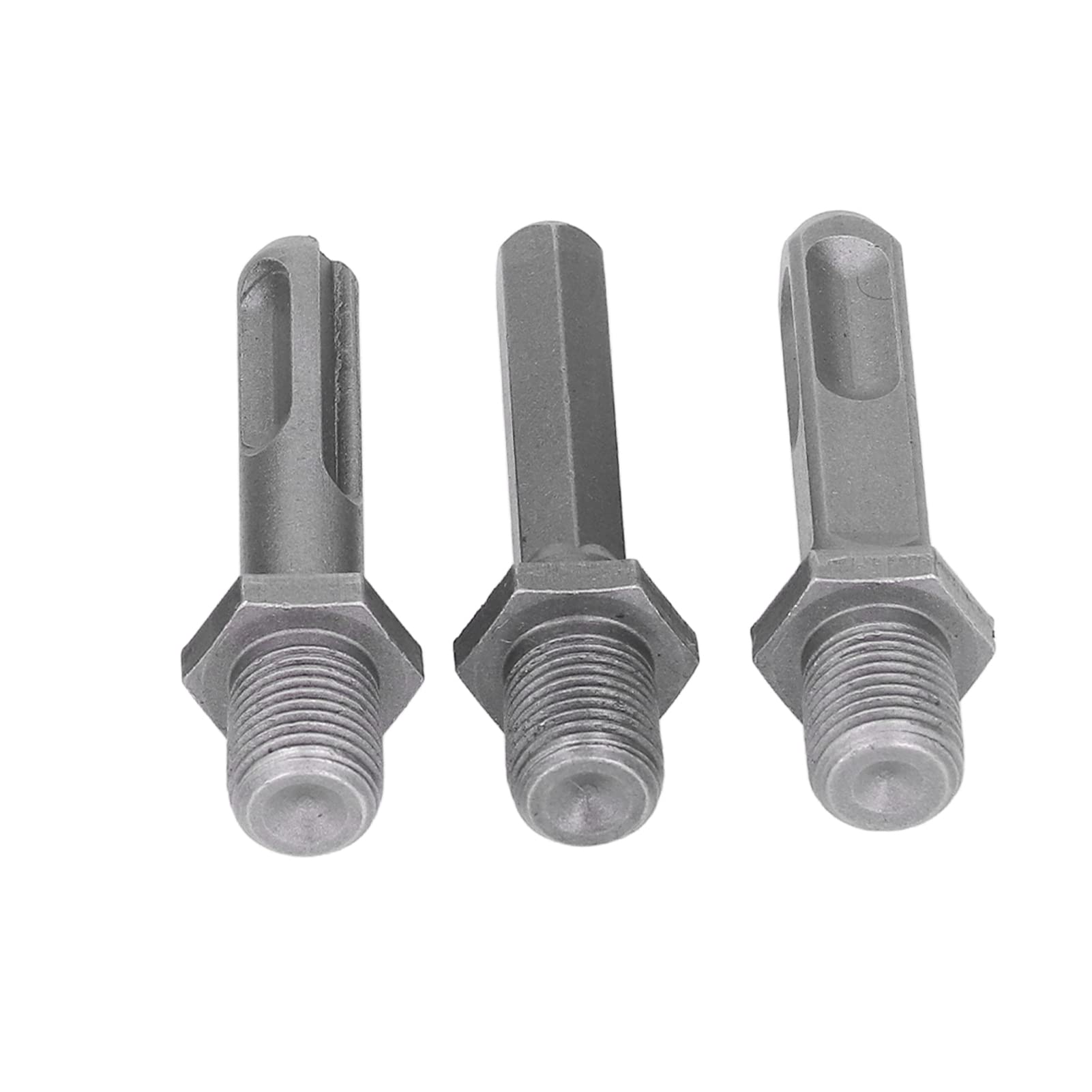 Punta Da Trapano Per Spaccalegna | Acciaio Al Carbonio | 3 Gambi Inclusi | Diametro 42mm | Per Legna Da Ardere