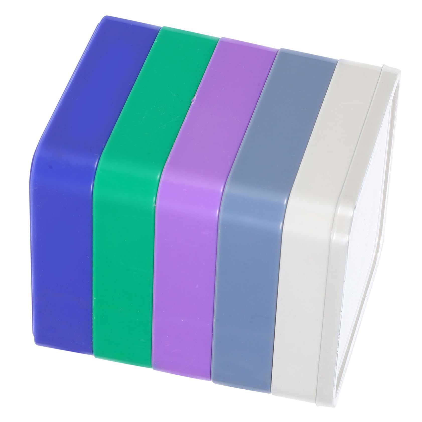 WOFASHPURET 1Set Colored Plastic Watch Parts Storage Box with Lids Durable Organizer for Watchmaker Tools Efficient Small Plastic Containers for Watch Repair and Maintenance