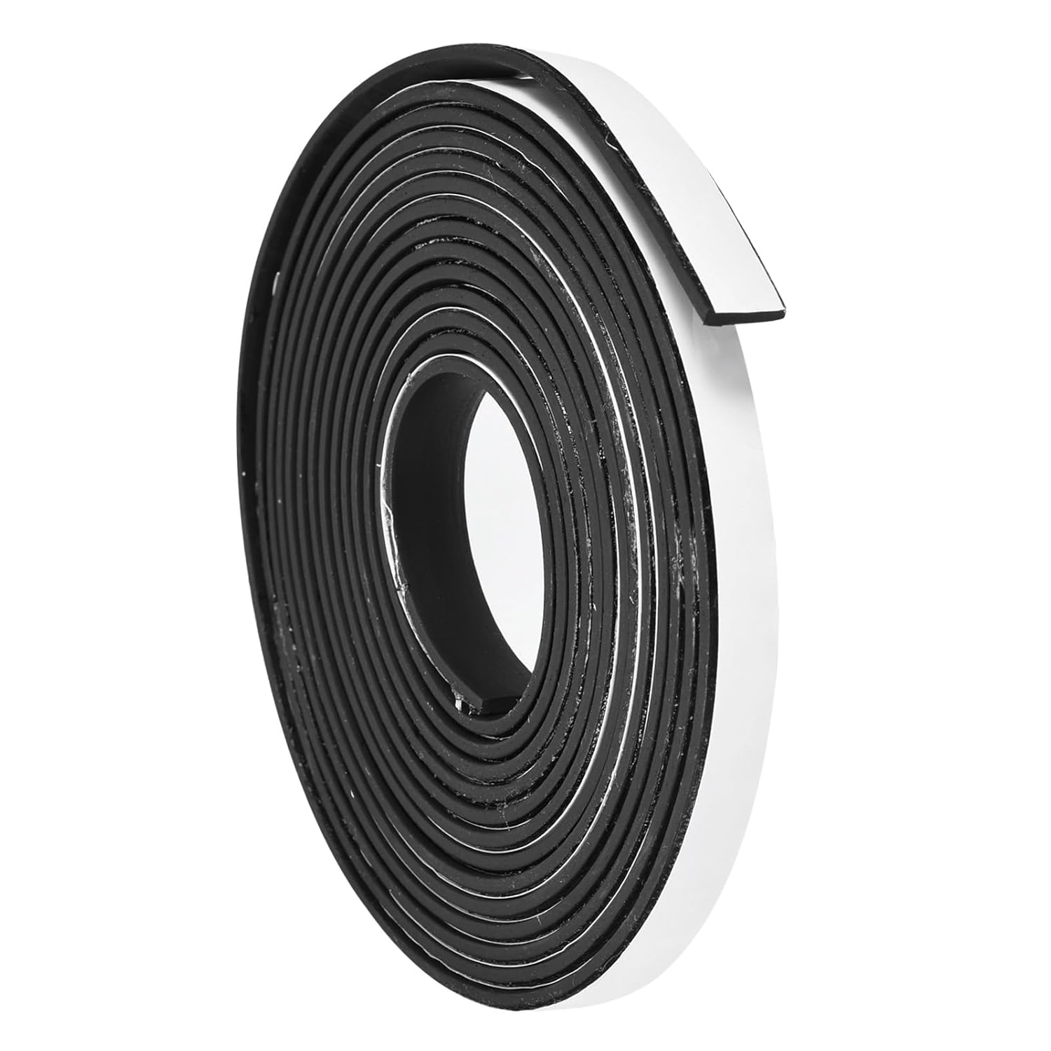 uxcell Adhesive Rubber Strips, 0.4"W x 5/64"T x 10'L Solid