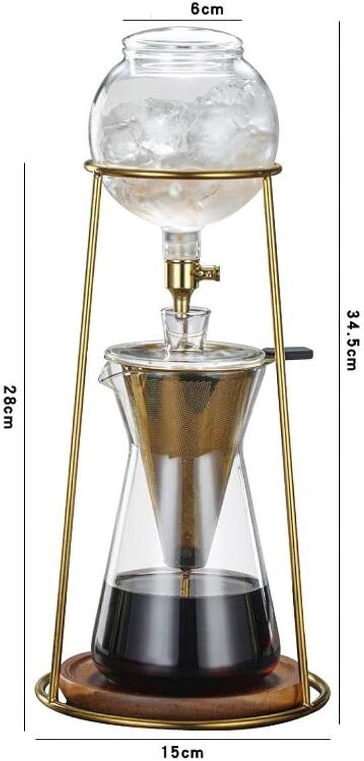 Ice Drip Coffee Maker Adjustable Water Cold Brew Drip Iced Coffee Maker