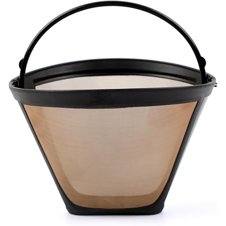 Amazon.com: Filtro de café reutilizable Delidge n.º 4 filtros de cono de  repuesto para cafeteras y cafeteras, sin BPA (1 paquete) : Hogar y Cocina