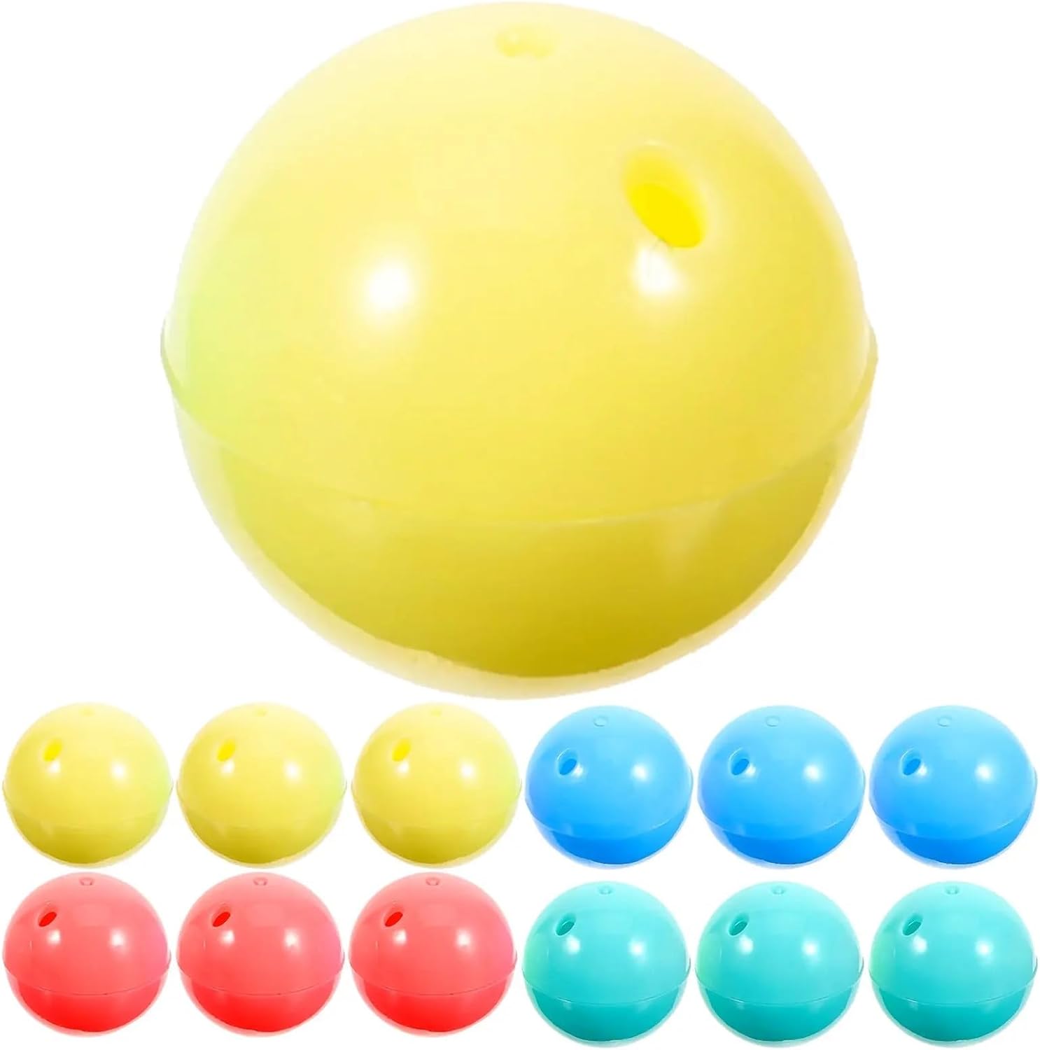 Vending Machine Capsules 60Pcs Sturdy Empty Round Capsule Balls Vending Machine Props Party Favors Birthday Decor Refillable Plastic Packaging