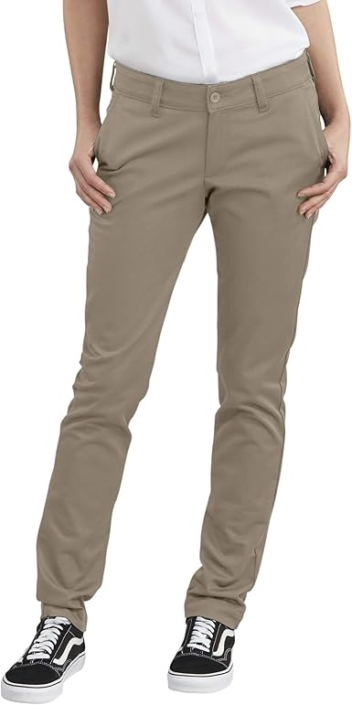womens brown twill pants
