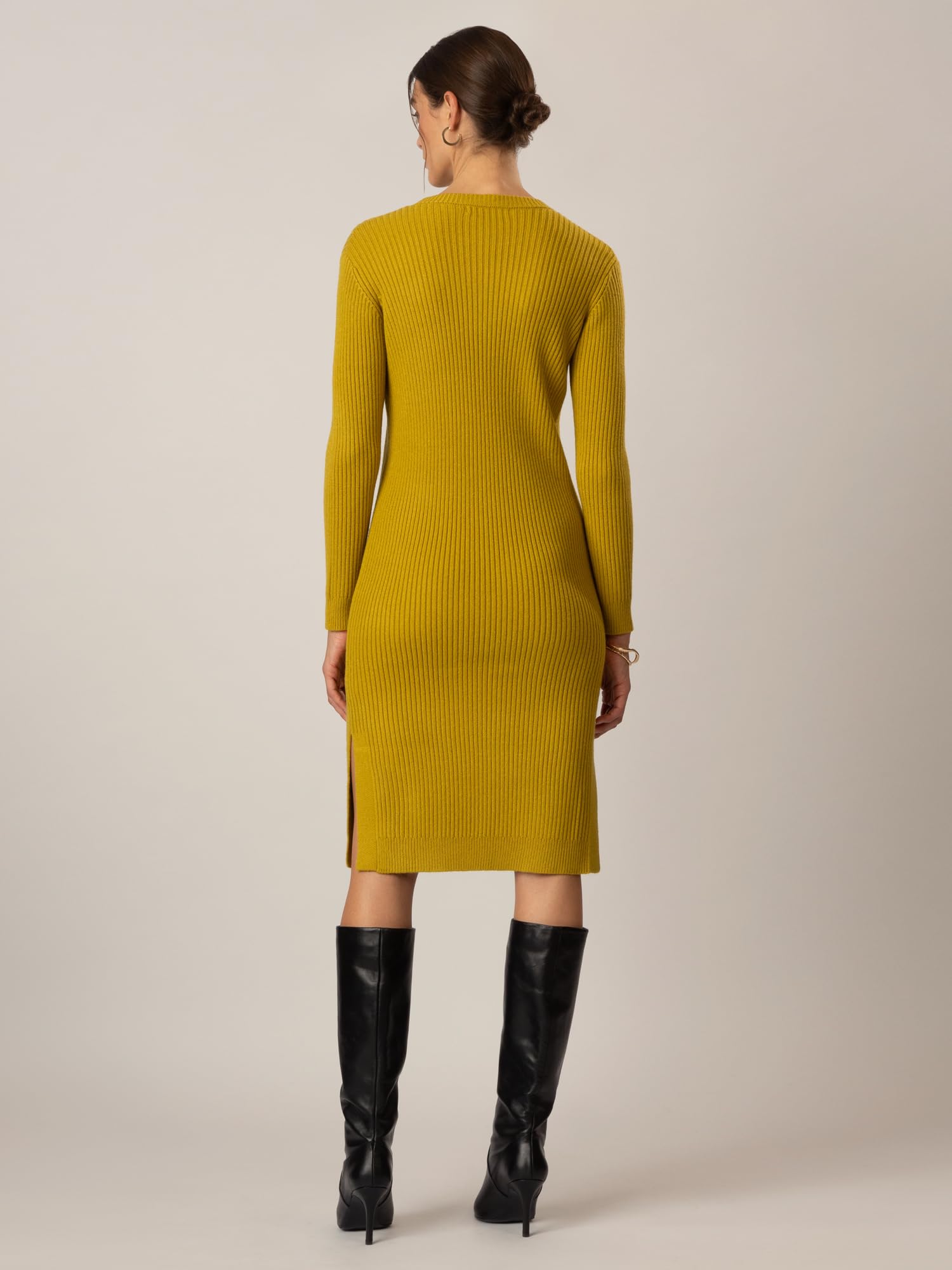 Sukienka Kobiety Apart Strickkleid Im Rippenstrick Aus Einer