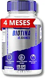 Biotina 10000mcg (10mg) 120 Cápsulas