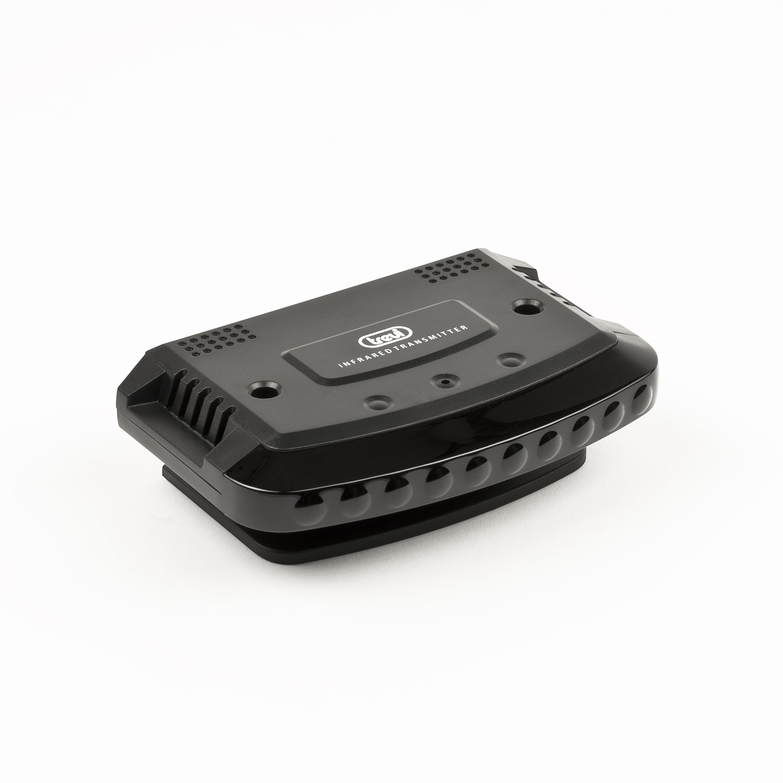 Trevi FRS 1240 Cuffia TV Wireless ad Infrarossi con Trasmissione ad Alta Frequenza, 12m di Portata, Audio Stereo per Televisore, Hi-Fi e MP3, Funzione Monitor e Controllo Volume, Base in Dotazione