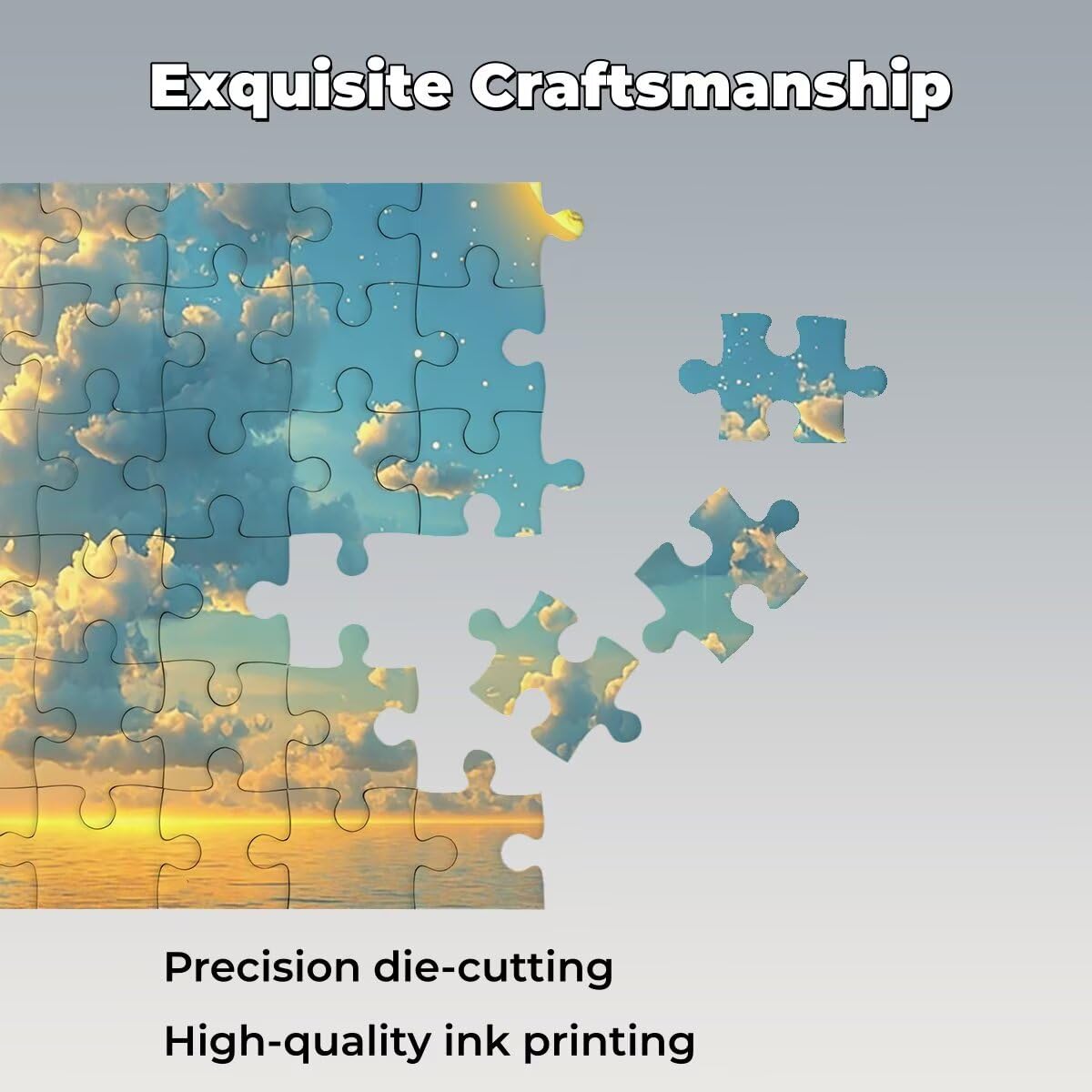 Puzzle 1500 elementów krajobraz, ocean drewniane puzzle dla dorosłych