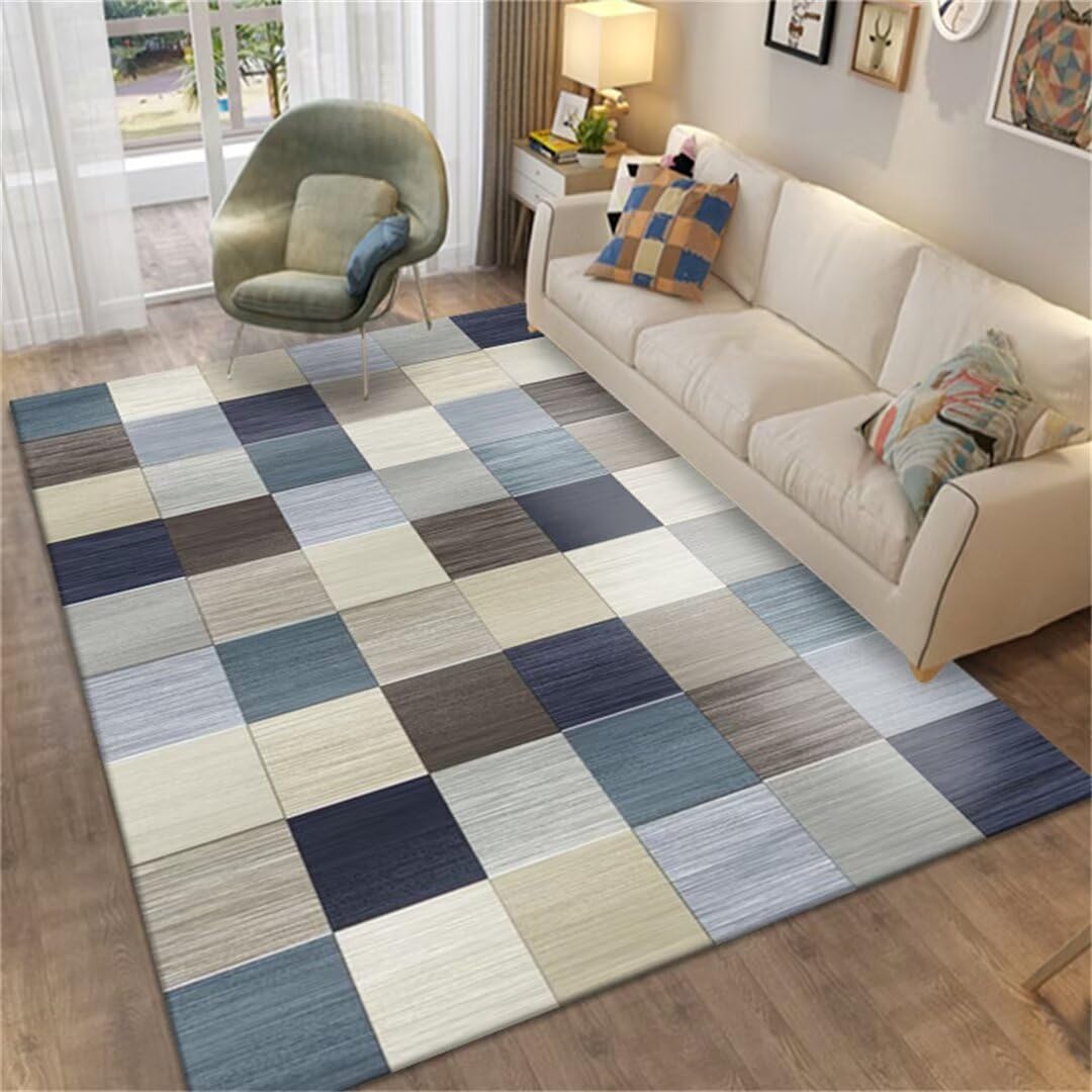 Alfombra antiacaros lavable RUGMRZ BLU 100x160 para evitar alergias