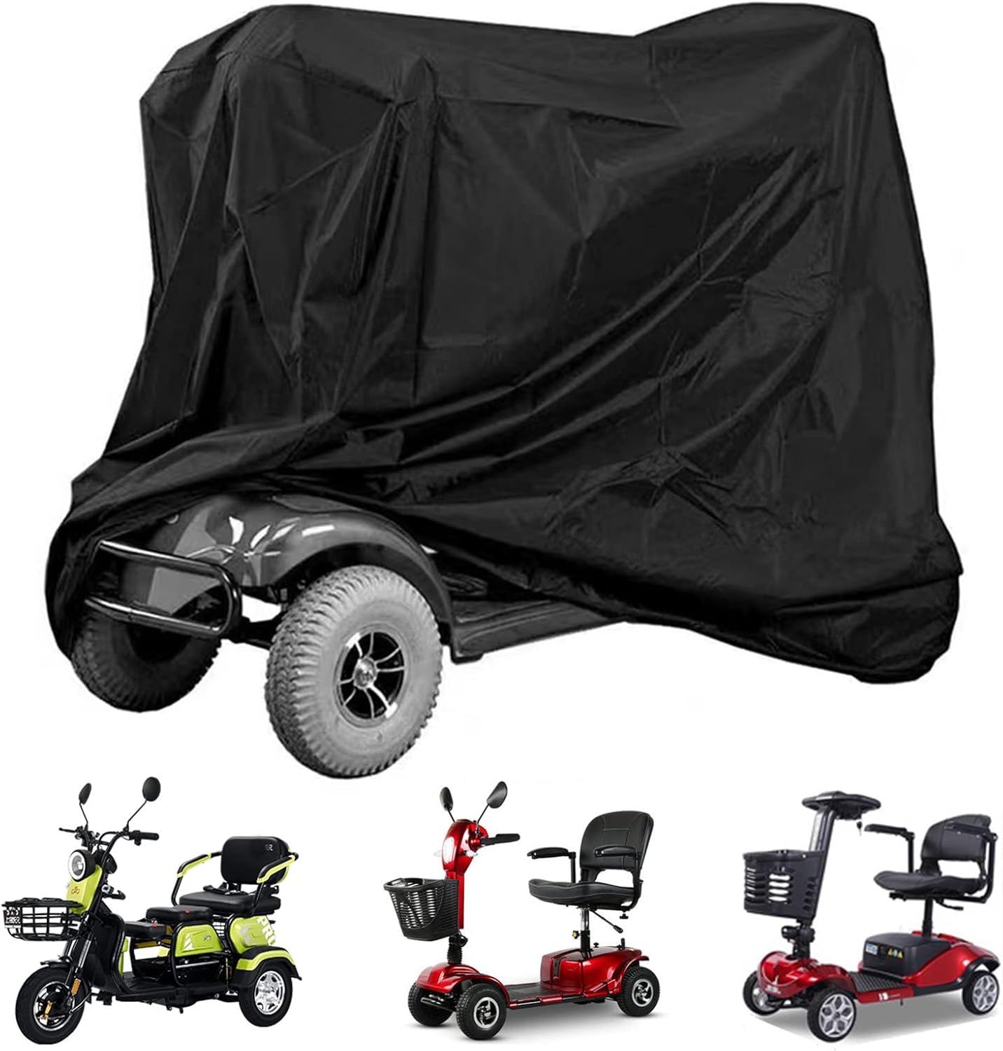 Waterproof Mobility Scooter Cover, Outdoor Heavy Duty Disability