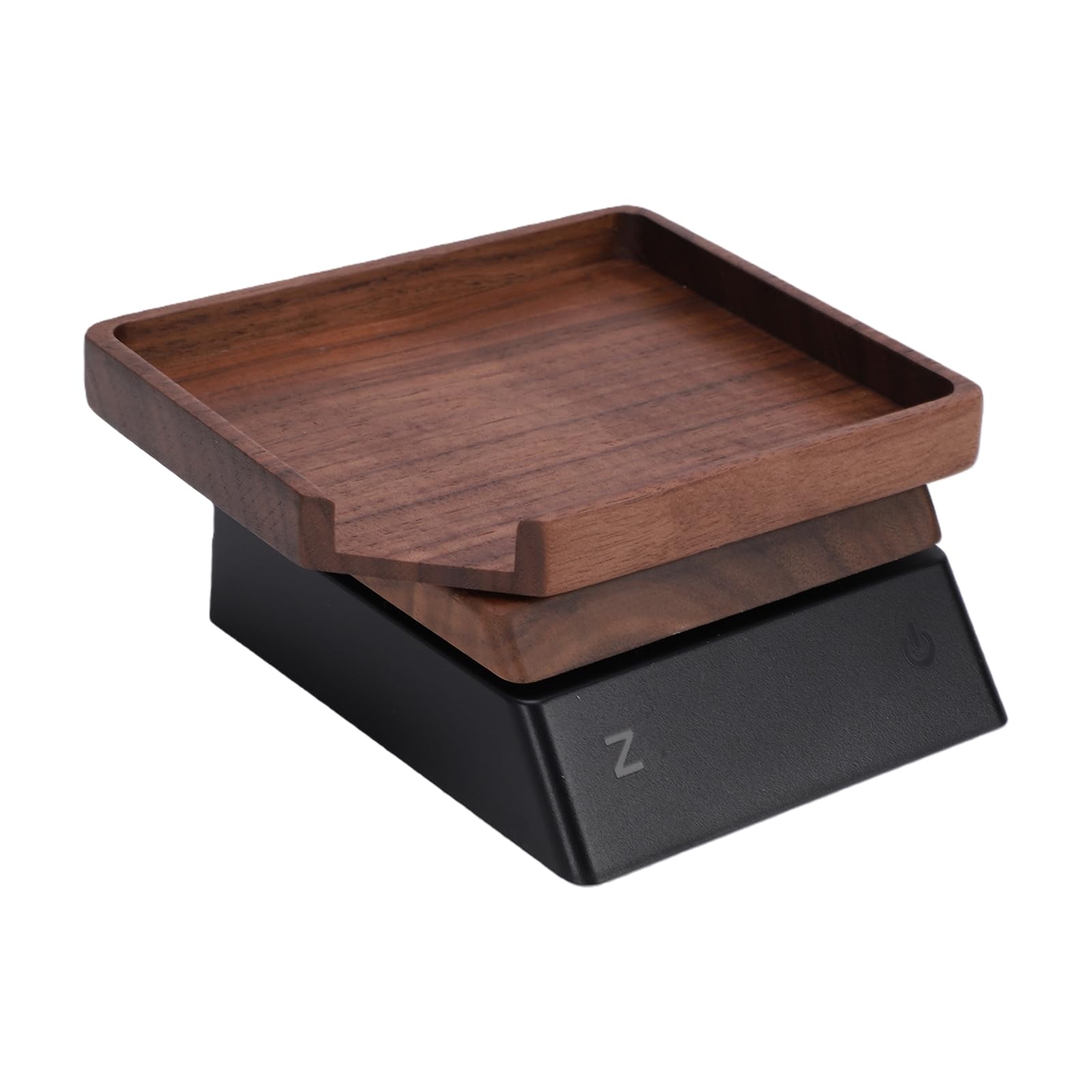 Asixxsix Elektronische Teewaage aus Holz, 0,1 g Genauigkeit, 1 kg Kapazität