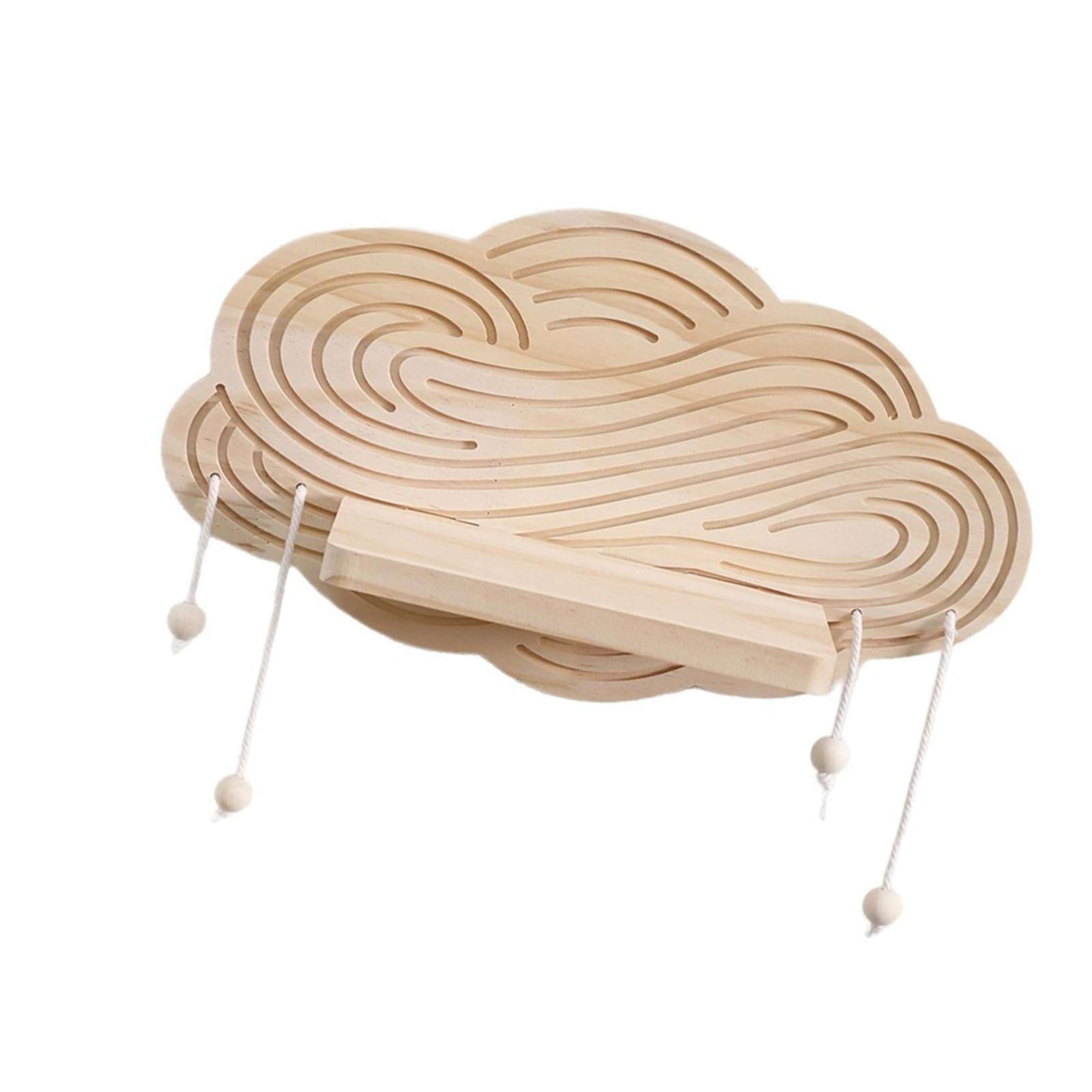 JSGHGDF Cloud Shape Shaped Wall Shelf Floating Shelves Wood Wall Mounted Storage Shelves for Living Room Nursery Cloud Shape Shelf Mounted Floating Wood Storage