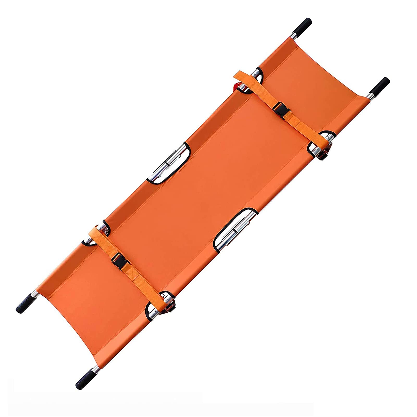 SWENEEN Portable Stretcher Patient Transport Stretcher Aluminum Alloy Folding Stretcher,159Kg Weight Capacity Fire Emergency Rescue Stretcher,