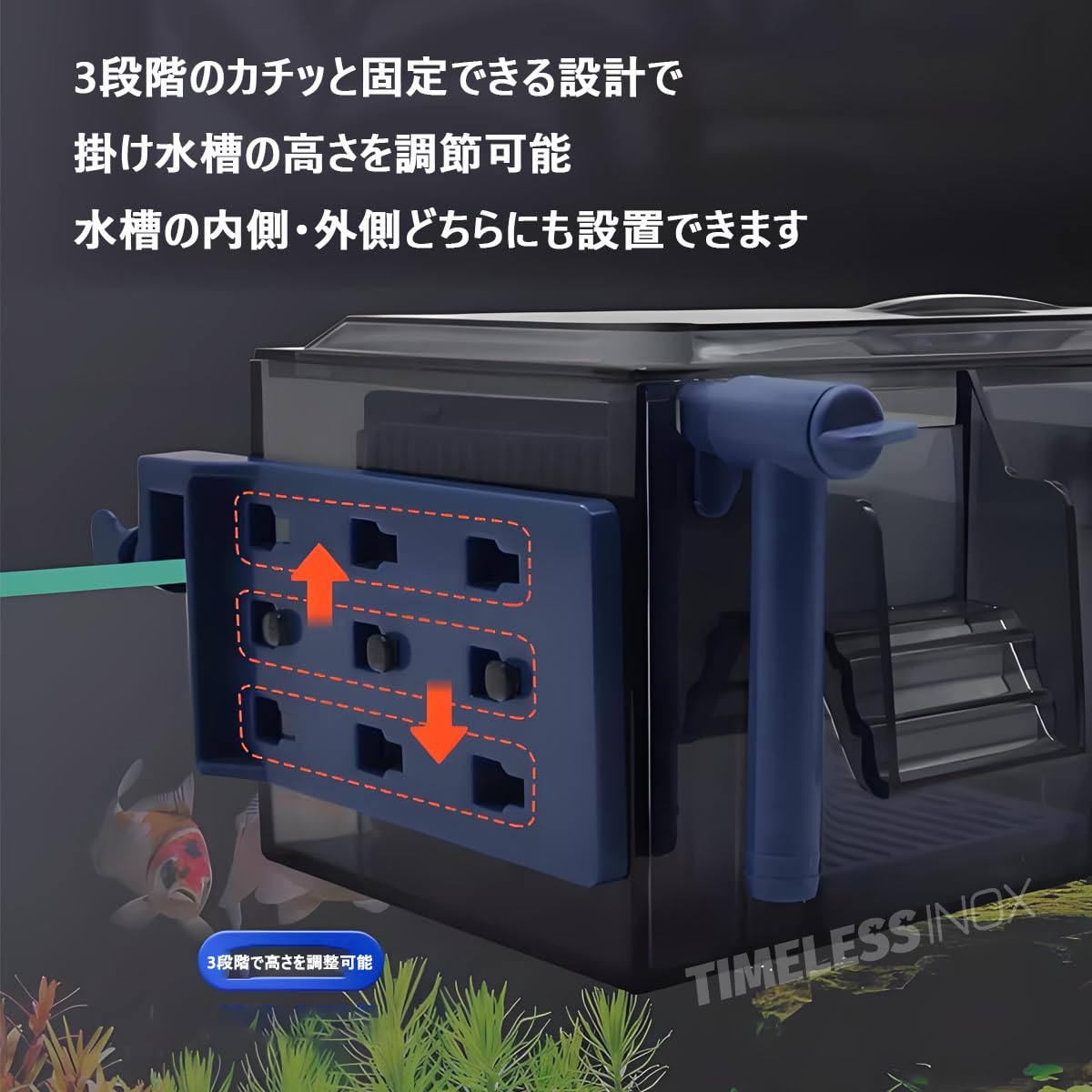 Amazon | 水槽 フィルター 外掛け 上部 外部フィルター 30~60cm水槽