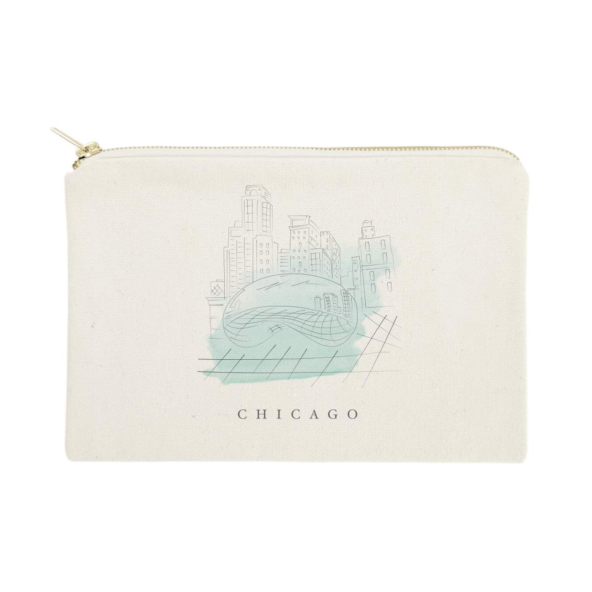Boston Cityscape Cosmetic Bag and Travel Pouch