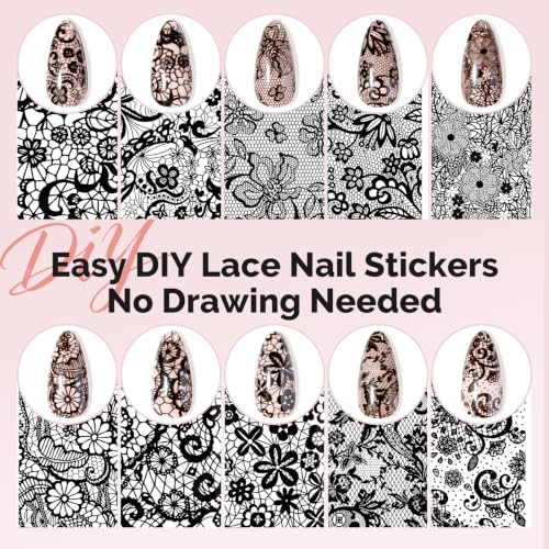 Image of MelodySusie Lace Nail Foil 30 Rolls