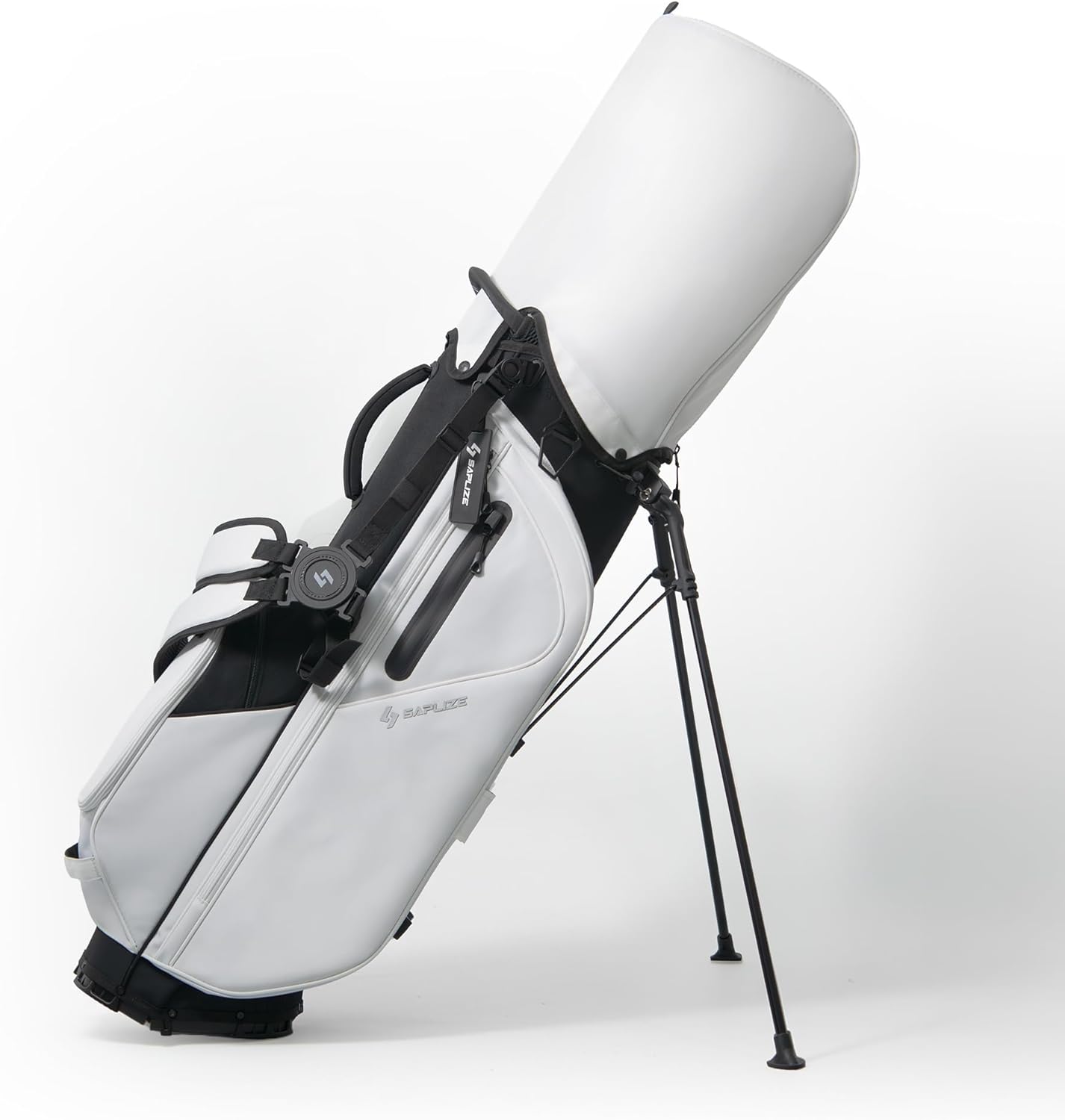 Lightweight Golf Stand Bag with 7-Way Full-Length Dividers, Automatic Dual Strap System, Reinforced Carry Handles and Rain Hood
