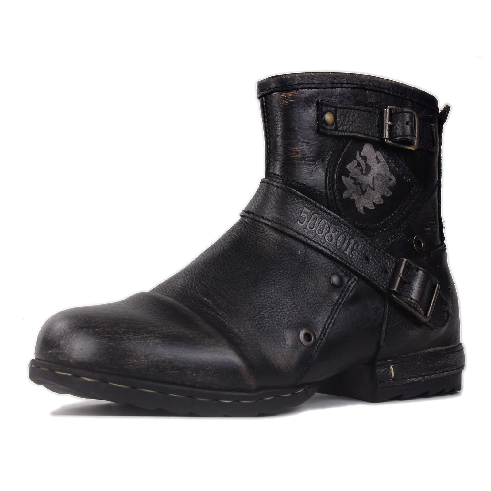 Vintage Braun Chukka Stiefel für Männer stiefel de Motorrad Casual Leder Kleid Stiefelette Mode CD-5008-1-BP-DE-R