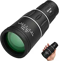 Monóculo Tático 16x52 Alcance 8km Lente Objetiva 52mm Ampliação 16x com Bolsa de Transporte