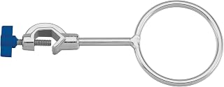 Chemglass CG-3057-10 Support Ring with Clamp, Small, 44mm ID, 180mm L