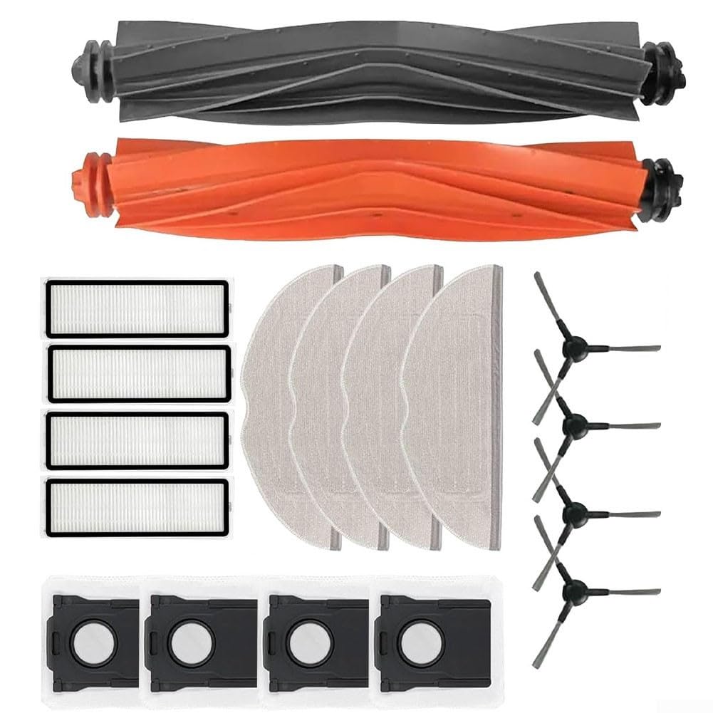 Kit di accessori di ricambio, set di filtri per aspirapolvere robot Mova S20 Ultra RLM71CE, set completo di accessori