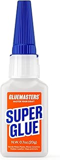 GLUE MASTERS Professional Grade Cyanoacrylate (CA) All Purpose Super Glue 20 Gram for Wood, Plastic, Ceramic & DIY Crafts