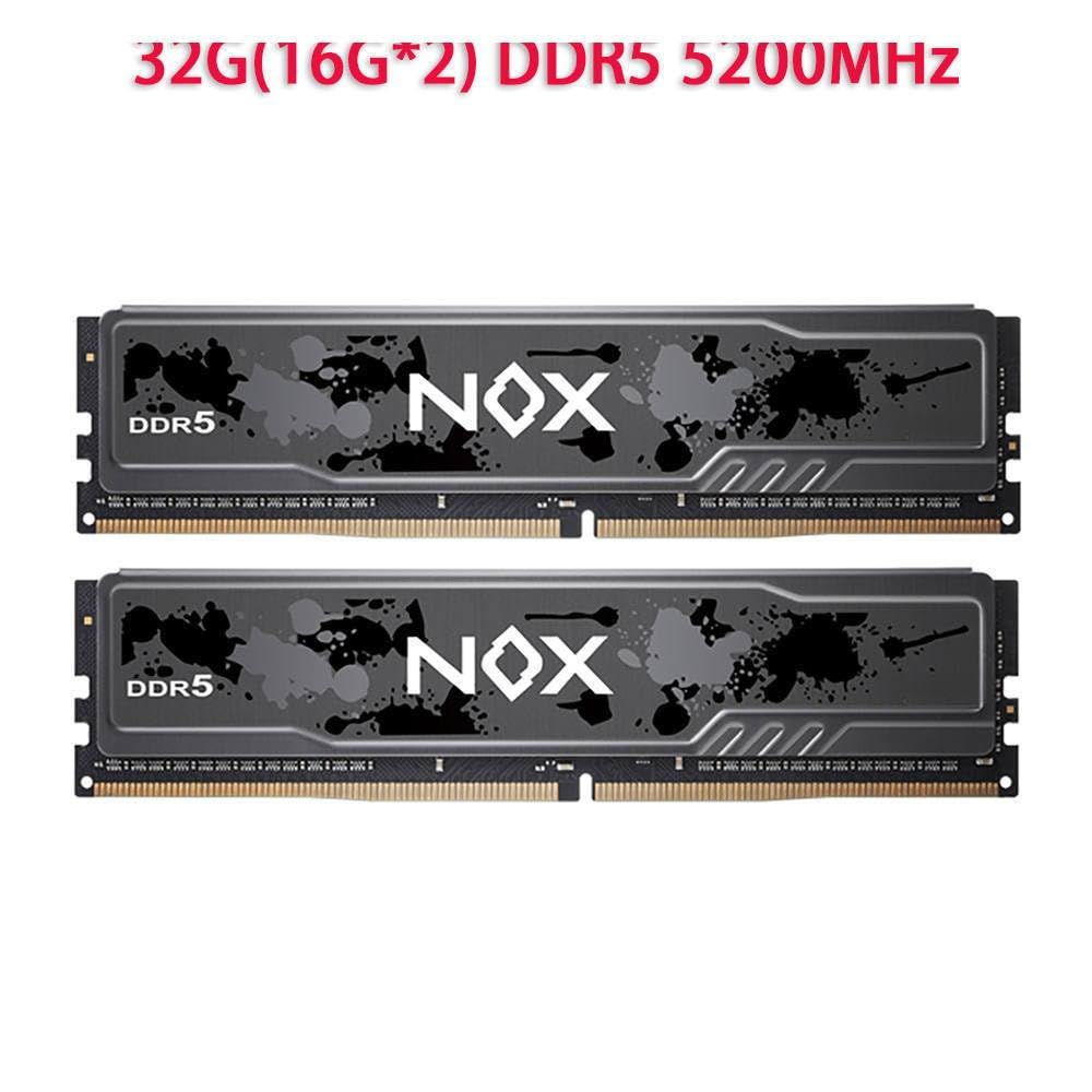 32G(16Gx2) DDR5 5200MHz NOX Series RAM Desktop Gaming Memory