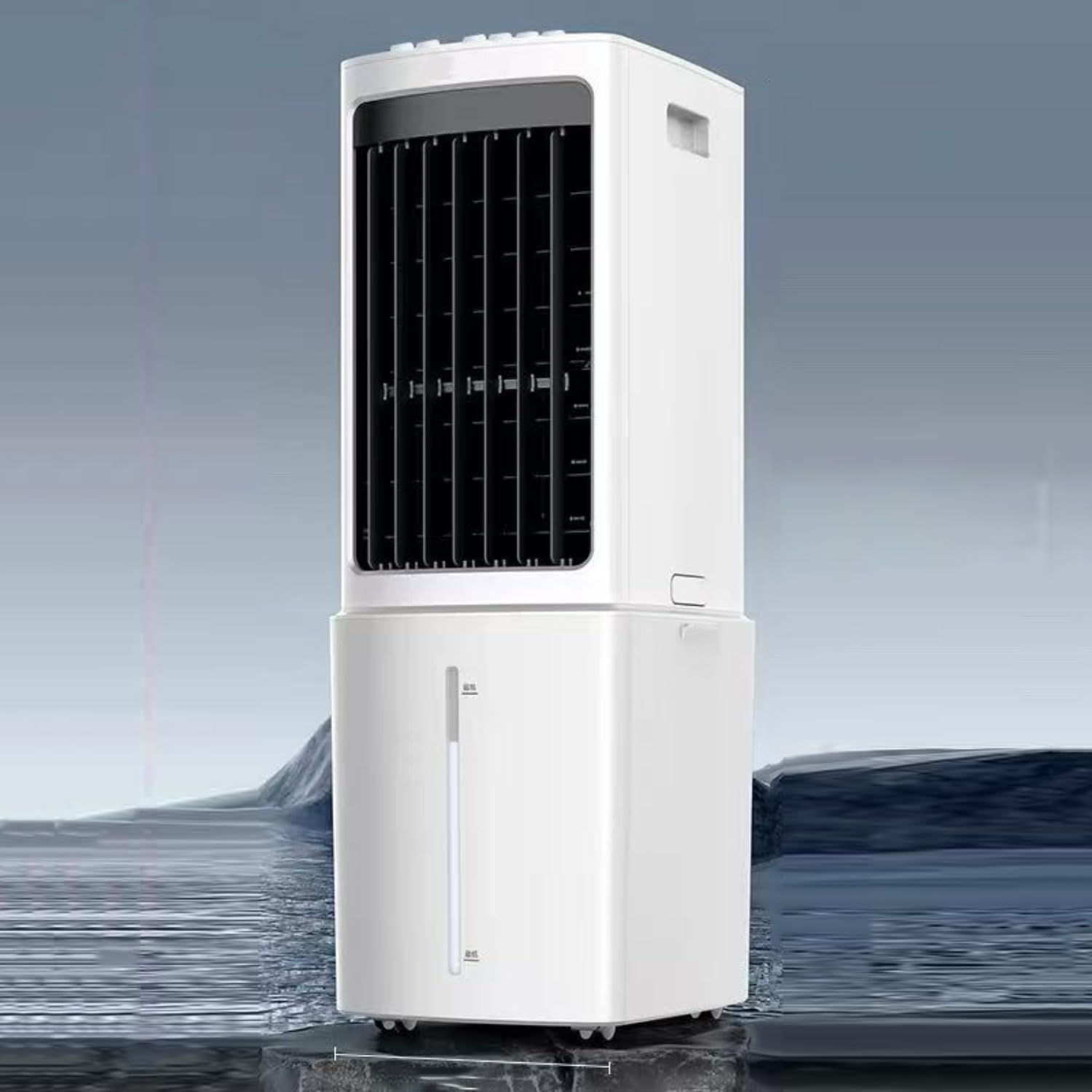 YIYHFKM Portable Air Conditioner Cooler with 3 Mode & 3 Speed Evaporative Air Cooler Fan with 12L Water Tank 90° Oscillation 2 Ice Packs 7.5H Timer Cooling Fan Cooling AC Unitfor Bedroom Home Office