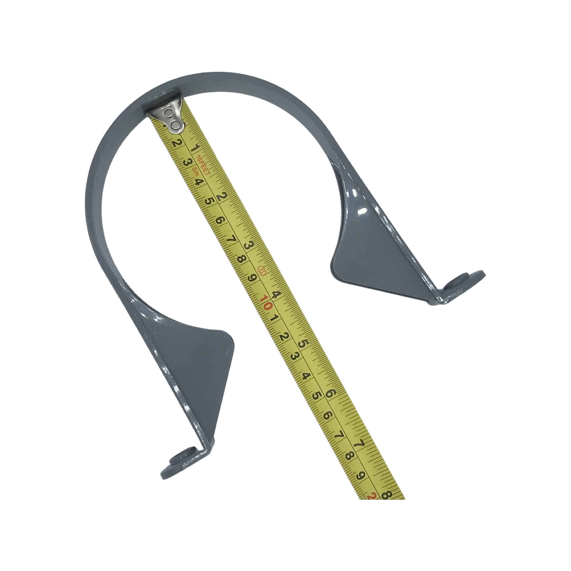 FLOPLAST 110mm Soil Pipe Clip Grey - Bag of 2, Pipe Size - 110mm - Image 4