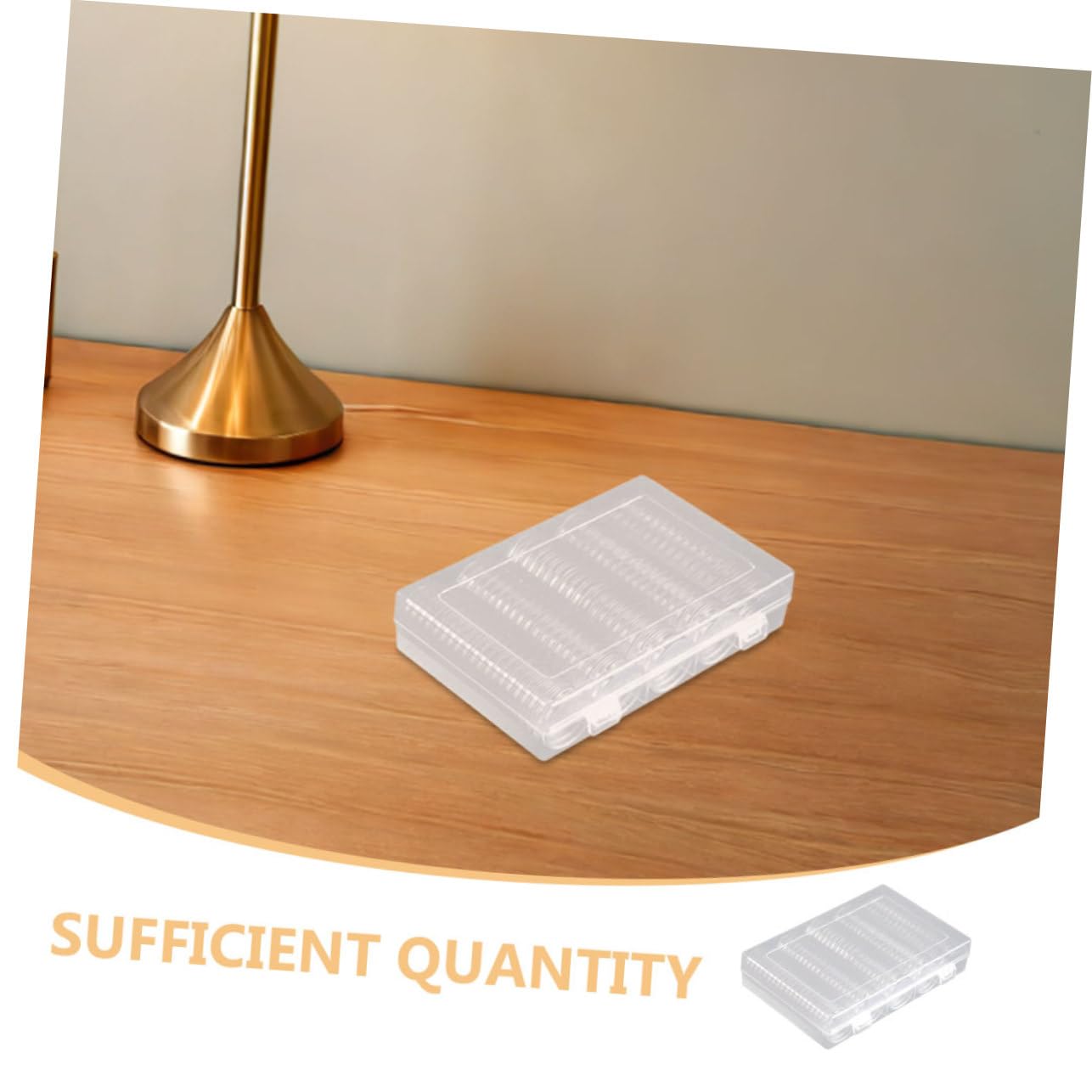 Portamonete per Collezione 2 Set in Plastico per Monete 17/20/25/27/30 Mm