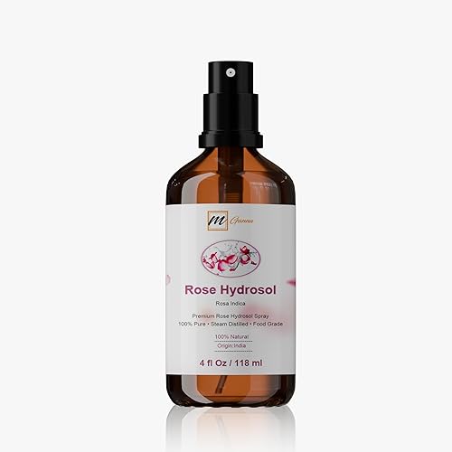 mGanna Pure Rose Hydrosol 4 fl oz  4.0 fl oz esencia floral natural para la belleza
