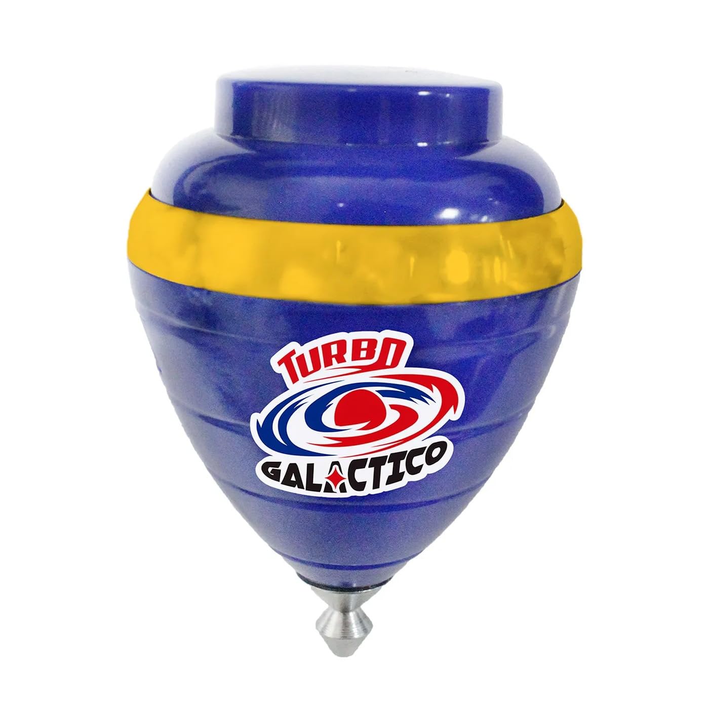 TROMPOS COMETA Galactic Turbo Spinning Top with Rotating Tip - 1 Piece Random Colour Includes Rope with Ring and Star Inside the Top - Image 2