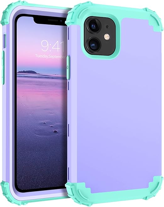 Amazon Com Bentoben Iphone 11 Case Phone Case Iphone 11 3 In 1 Stylish Heavy Duty Hybrid Hard Pc Soft Silicone Bumper Shockproof Anti Slip Protective Cases Cover For Apple Iphone 11 6 1