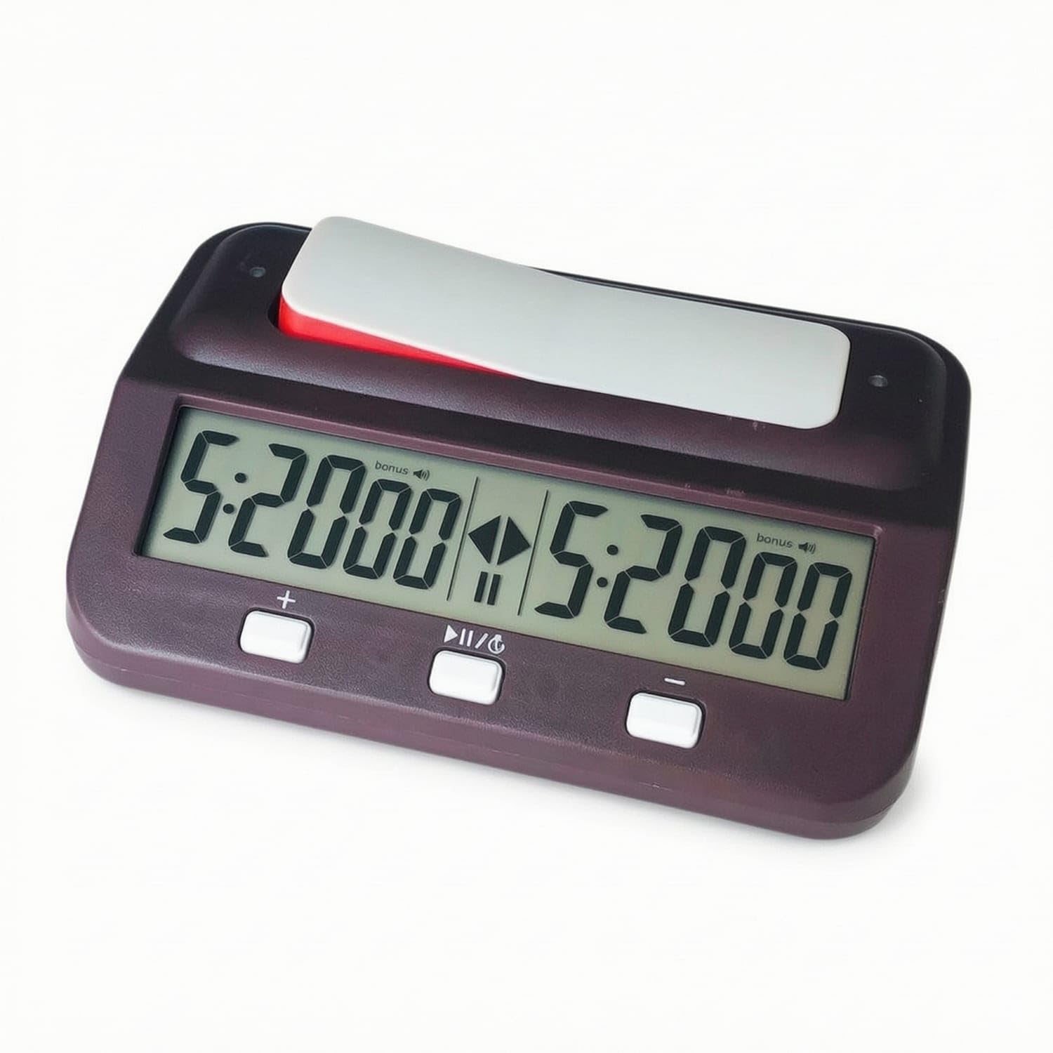 Multi-Function Digital Chess Clock Battery-Operated Digital Chess Timer Compact Board Game Timer Portable for Students, Tournaments, Schools, Basic Digital Chess-image-29