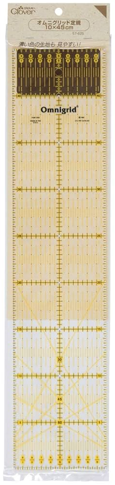 Amazon.co.jp: Clover オムニグリッド定規 10x45cm : Hobbies