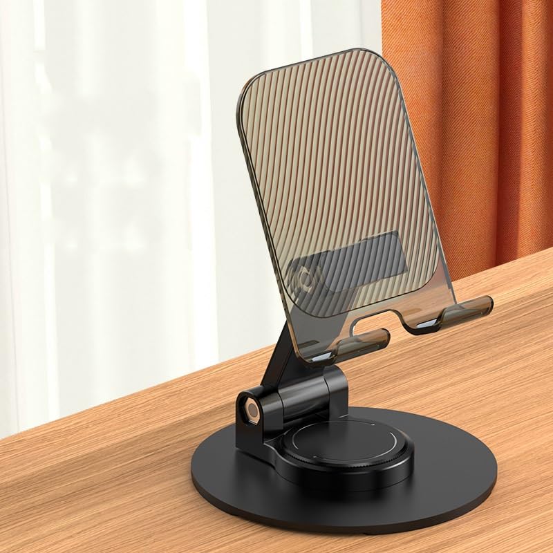 Support de téléphone portable rotatif et pliable antidérapant multifonction